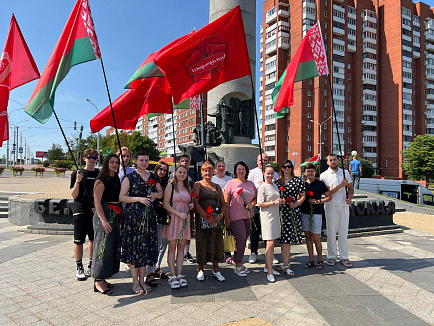 В честь 80-летия парада белорусских партизан